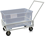 Тележка пластиковая для белья ВЯЗЬМА ТП-130, 101680У