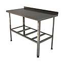 Стол разделочно-производственный ATESY СР-3/1200/600 пристенный с бортом