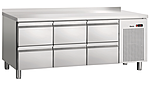 Стол холодильный BARTSCHER S6-150, с бортом, 110857MA