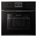 Шкаф духовой KUPPERSBUSCH B 6330.0 S2, черное стекло, Black Chrome