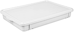 Комплект лоток для теста с крышкой RESTOLA 665х440х90 белый, 422108716