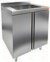 Стол закрытый с мойкой, с бортом HICOLD НБМСЗМ-6/7Б