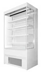 Витрина холодильная пристенная ES SYSTEM K SL RCV VERA 1,0 белая + подсветка