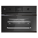 Шкаф духовой с микроволнами KUPPERSBUSCH CBM 6350.0 GPH 5, графитовое стекло, Black Velvet