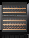 Шкаф винный встраиваемый KUPPERSBUSCH FWKU 1870.0 X3, черное стекло, Silver Chrome