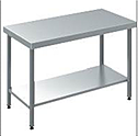 Стол производственный CRYSPI СРЦШ_70408587_СП без борта, сплошная полка