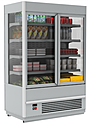 <b>Витрина холодильная</b> ПОЛЮС CARBOMA FC20-07 VV 1,3-1 Standard 9006-9005 (фронт X5, распашные двери)