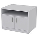 Тумба для оргтехники ТДО-24 80*60*60, цвет светло-серый