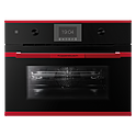 Шкаф духовой с микроволнами KUPPERSBUSCH CBM 6350.0 S8, черное стекло, Hot Chili