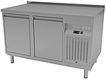 Стол холодильный GASTROLUX СОБ2-137/2Д/S  двери стекло, без борта
