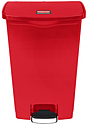 Контейнер с фронтальной педалью <b>Step-on </b>RUBBERMAID Slim Jim 68 л красный, 1883568