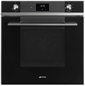 Шкаф духовой SMEG HOME SF6100VN1 60 см, 6 функций, черное стекло