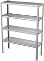 Стеллаж ATESY СТК-С-1200.400.1800-02 (СТК-1200/400/1800), 310473