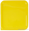 Крышка для квадратных пищевых контейнеров 1,9л,3,8л,5,7л,7,6л, 22,94 X 22,91 X 1,3см RUBBERMAID желтая, 1980303