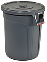 Контейнер для мусора пластиковый круглый 1013GY TRUST