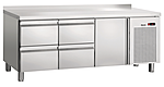 Стол холодильный BARTSCHER S4T1-150, с бортом, 110856MA