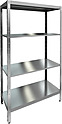 Стеллаж нержавеющий кухонный HICOLD НСК-18/7