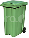 Контейнер мусорный ТАРА.РУ 360 литров, зеленый, MGB-360