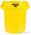 Контейнер пищевой круглый RUBBERMAID BRUTE 75.7 л желтый, FG262000YEL