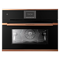 Шкаф духовой KUPPERSBUSCH CBP 6550.0 S7, черное стекло, Copper