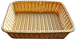 Корзина для хлеба прямоугольная МАСТЕРГЛАСС 33*26*9 см. бежевая, 2053