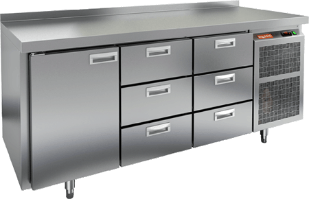 Стол холодильный HICOLD GN 133/TN камень