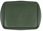 Поднос столовый из полипропилена 490х360 мм зеленый, п39/22