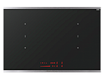 Панель варочная индукционная KUPPERSBUSCH KI 8560.0 SE, черное стекло, стальные профили
