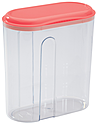 Емкость для сыпучих продуктов RESTOLA 1,5 литр коралловый, 4312504