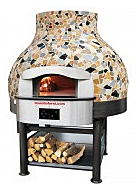 <b>Печь для пиццы</b> комбинированная MORELLO FORNI MIXE 110 Vulcano Mosaico (дрова / дрова + электрика)
