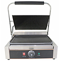 Гриль-пресс электрический односекционный KOCATEQ GH811EANW с верхней и нижней ребристой пластиной