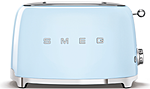 Тостер на 2 ломтика SMEG HOME TSF01PBEU пастельный голубой