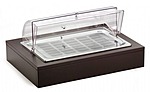 Поднос для джема/масла PINTINOX с крышкой Roll-top, с охлажд. элементом, на дерев. основании венге, 51133100