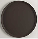 Поднос круглый CAMBRO 1400CT 138 355 мм коричневый, с шероховатой резиновой поверхностью