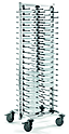 Тележка для тарелок B.PRO BLANCO SERVISTAR GASTRO 80, 573 695 + чехол 573 715 +фиксатор тарелок+ ролики из нержавеющей стали