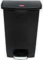 Контейнер с фронтальной педалью <b>Step-on </b>RUBBERMAID Slim Jim 50 л черный, 1883611