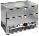 Тумба холодильно-морозильная HICOLD UD 2-3 GN D Sh