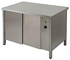 Стол тепловой SIMECO СТ1207К 1200х700х850 без борта, двери-купе