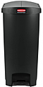 Контейнер с торцевой педалью <b>Step-on </b>RUBBERMAID Slim Jim 68 л черный, 1883614