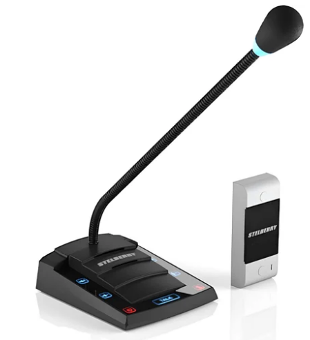 Дуплексное переговорное устройство клиент-кассир Stelberry S-400 АД5001794