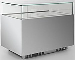 Витрина холодильная напольная CIAM JEWELLERY TS L1700, прямое стекло, без панелей