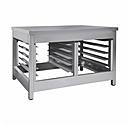 Подставка под пароконвектомат LUXSTAHL 1000x810x650 мм, мко014