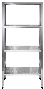 Стеллаж кухонный с перфорированными полками LUXSTAHL СРП-1800*800*600, мко513
