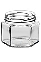 Банка стеклянная 360 мл ТО-82 шестигранник