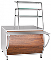 Прилавок для горячих напитков ABAT ПГН-70Т (нейтральный стол, 3 полки, 1120 мм) кашир., 21000801069