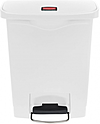 Контейнер с фронтальной педалью <b>Step-on </b>RUBBERMAID Slim Jim 30 л белый, 1883555