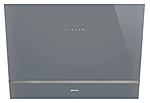 Зонт вытяжной SMEG HOME KV28S, 80 см, серебристое стекло Stopsol + нержавеющая сталь