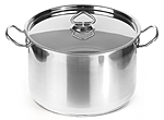Кастрюля LUXSTAHL 5 литров из нержавеющей стали, кт148