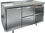 Стол холодильный HICOLD GN 12/TN O каменная столешница