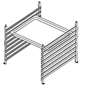 Рама с направляющими для противней 600х400 мм LAINOX NGP864 для пароконвектоматов Naboo 101, Sapiens 101
